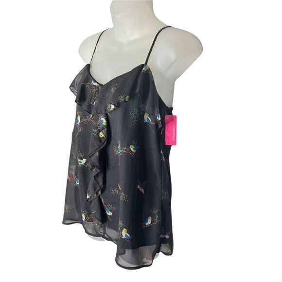 Target Xhilaration Woven Ruffle Canary Tank Small NWT - Picture 2 of 7